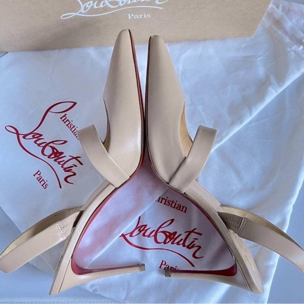 Christian Louboutin Actina 85 Nappa Slingback Pump - Picture 9 of 16
